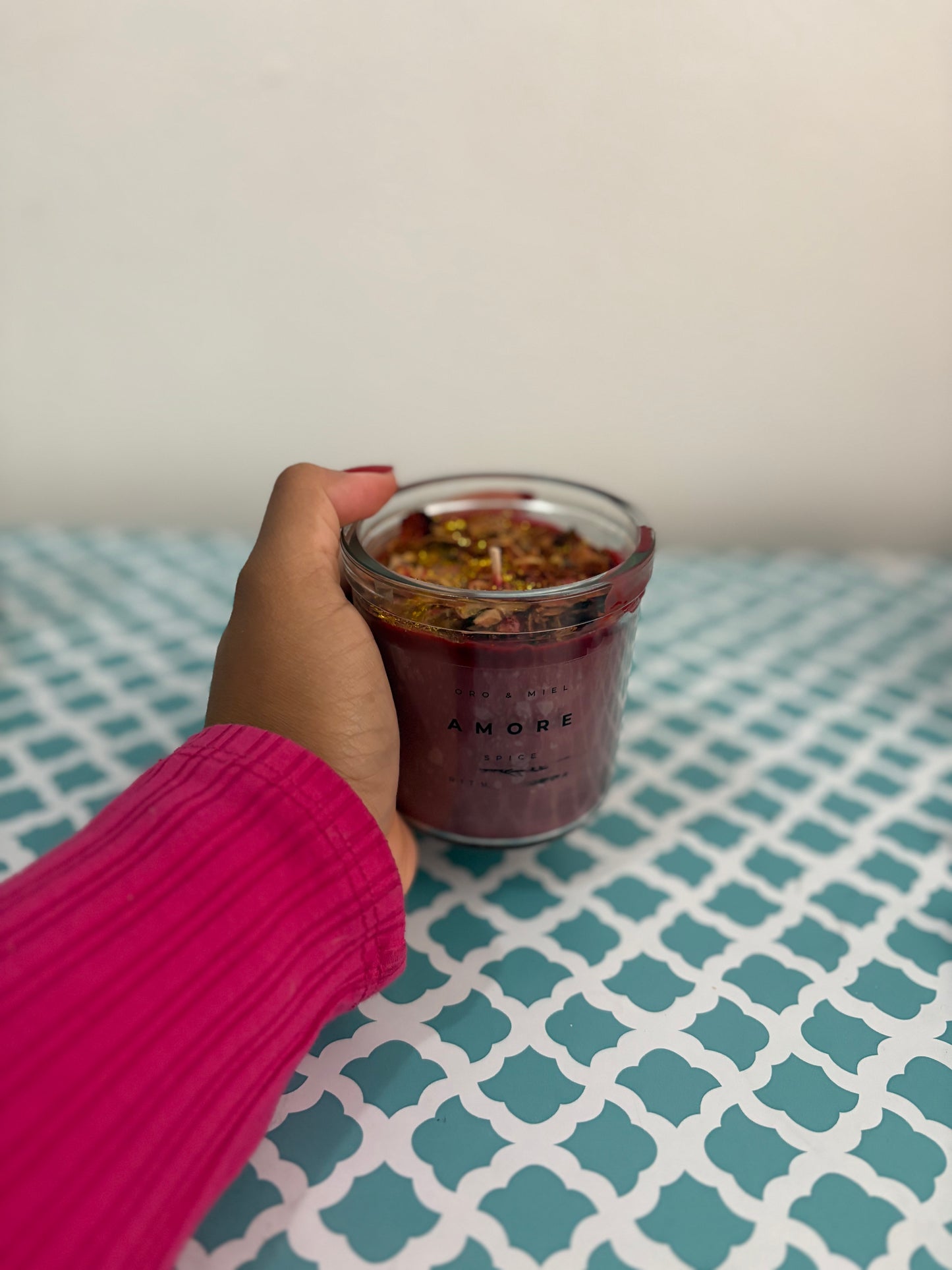 🕯️ Vela Amore – Pasión, Deseo & Conexión (Grande)