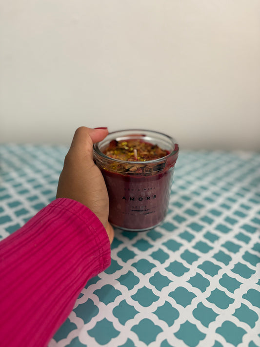 🕯️ Vela Amore – Pasión, Deseo & Conexión (Grande)
